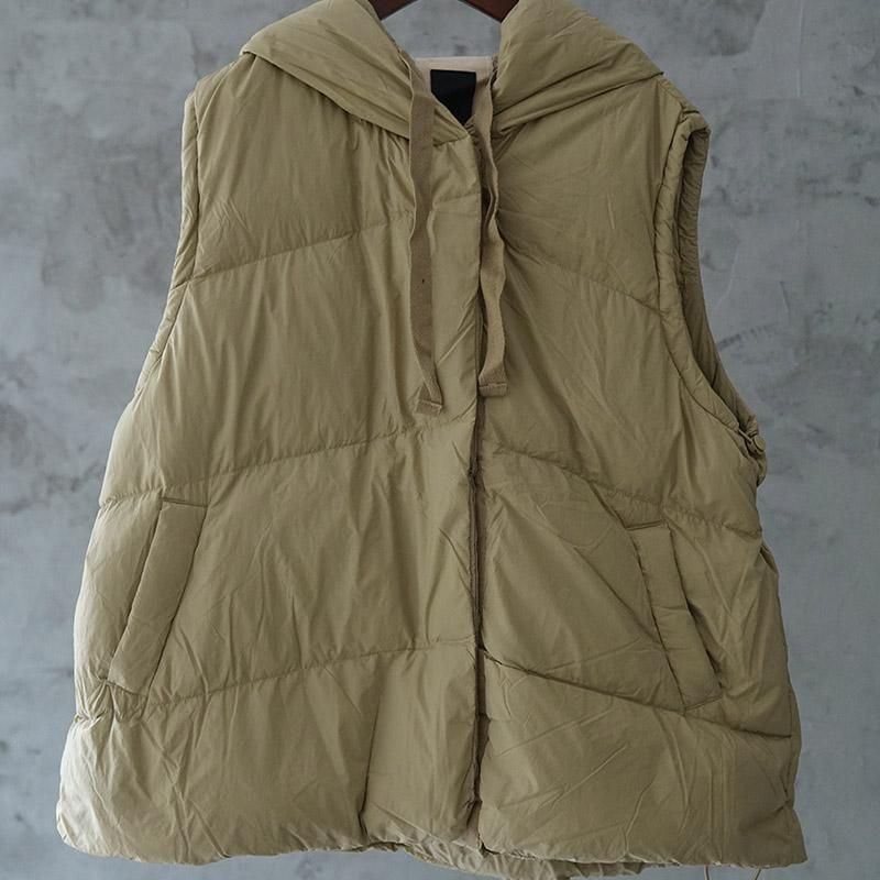 Retro Casual Hooded Botton Down Vest