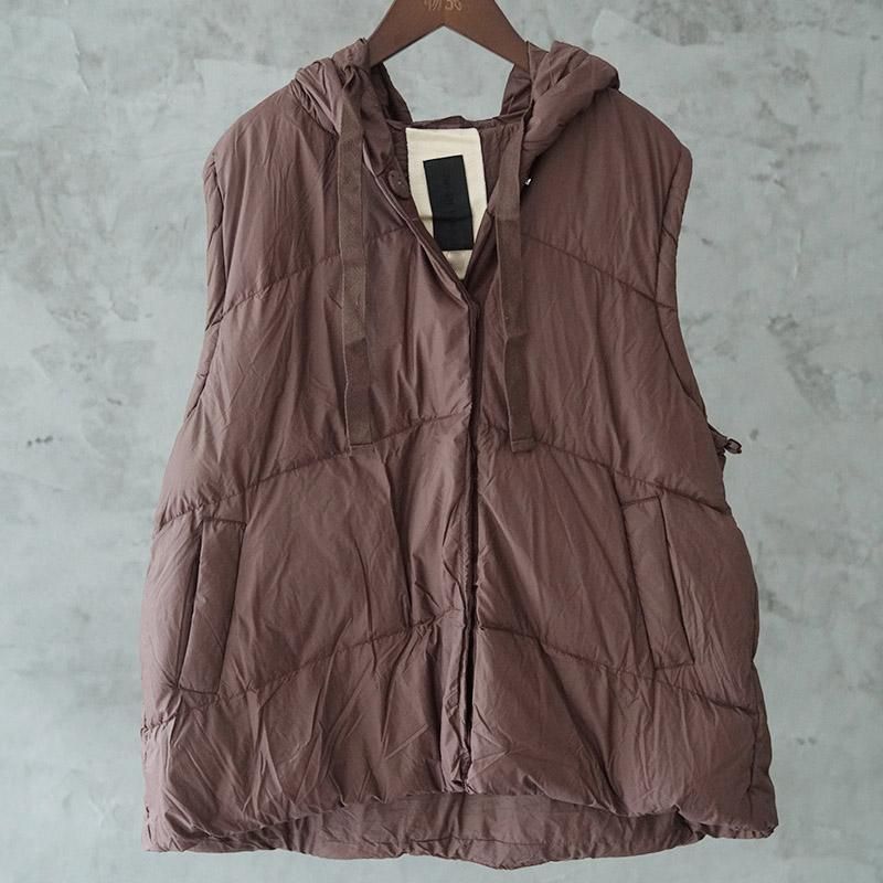 Retro Casual Hooded Botton Down Vest