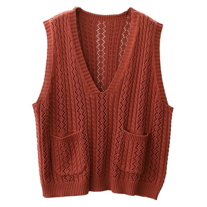 V-hals Hulet Retro Sweater Vest