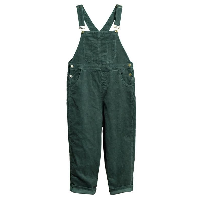 Retro Løs Bredbens Jumpsuit Til Kvinder