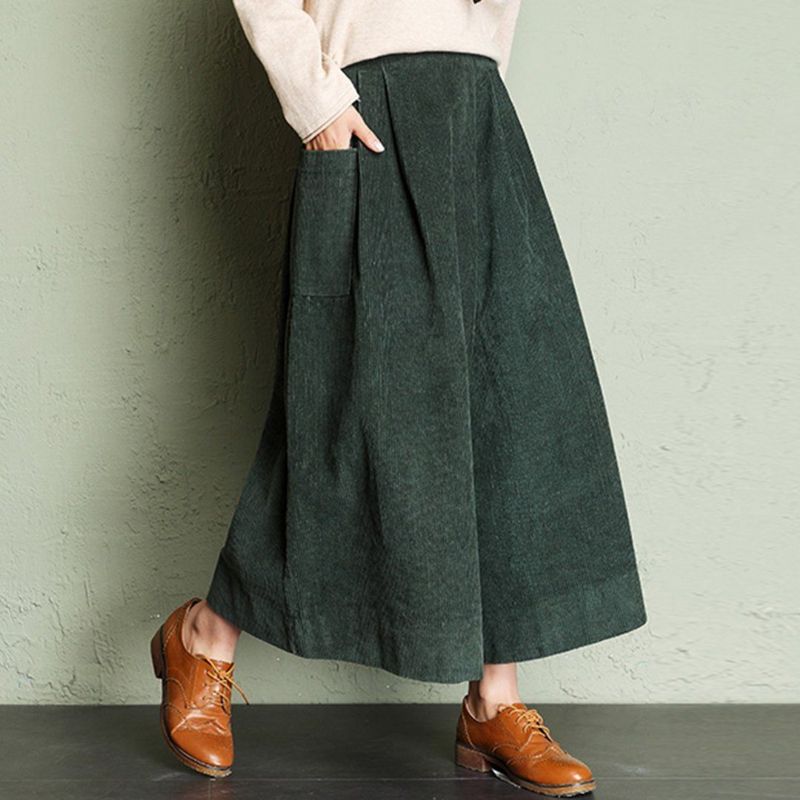 Corduroy Wide Leg Bukser