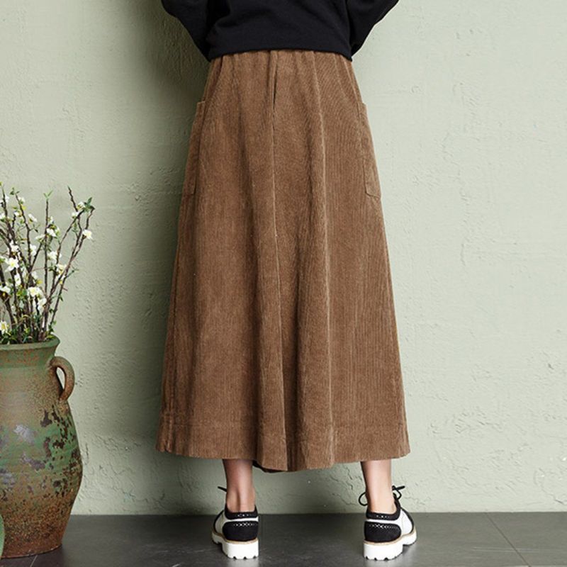 Corduroy Wide Leg Bukser