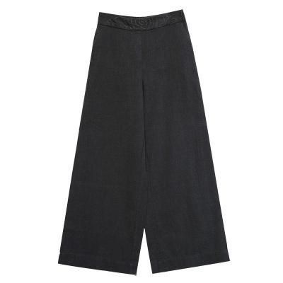 Løse Bomuld Forår Og Sommer Retro High Waist Bukser