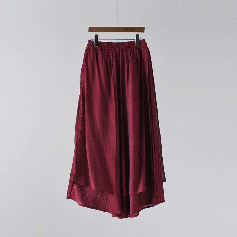 Solid Tiered Buks Culottes