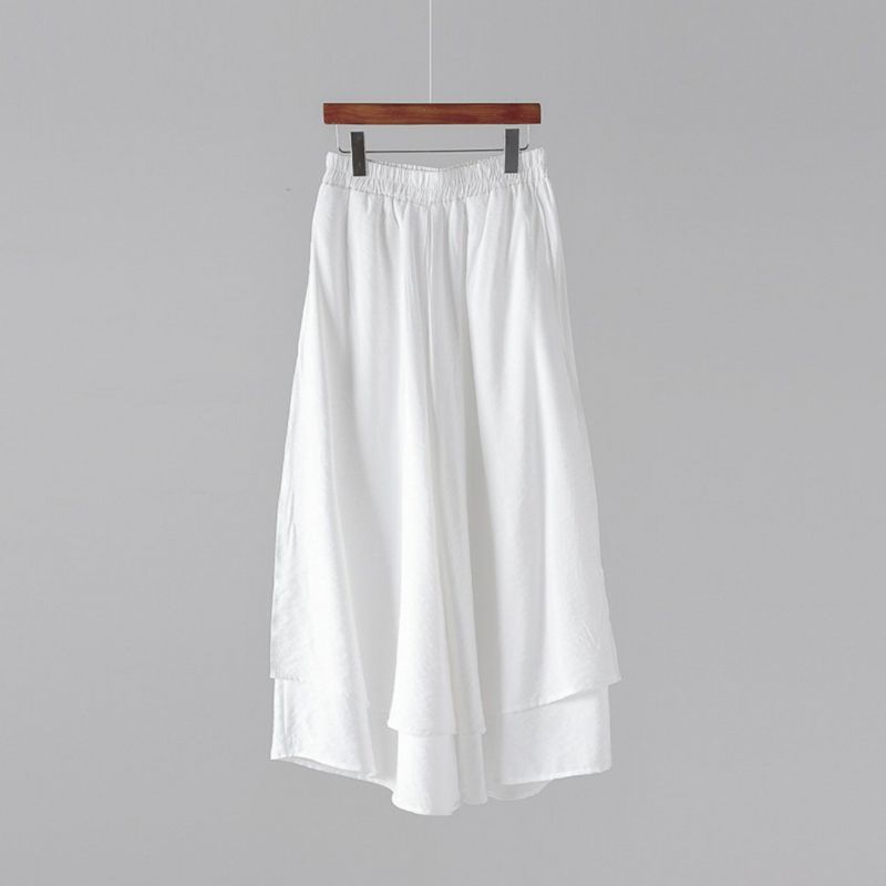 Solid Tiered Buks Culottes