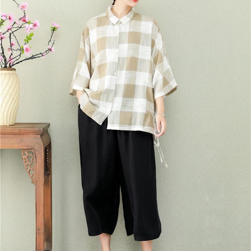 Sommer Retro Loose Wide Leg Bukser