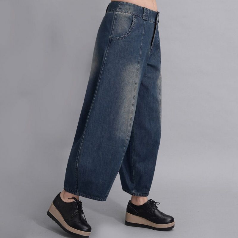 Washed Bloomers Jeans