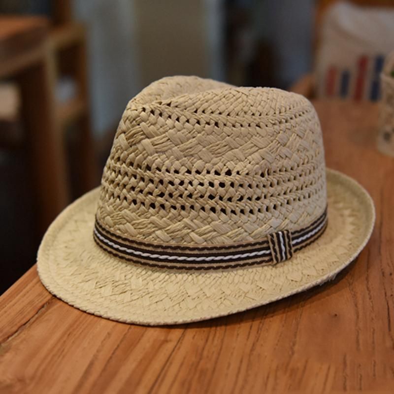 Sommer Casual Retro Solid Stråhat