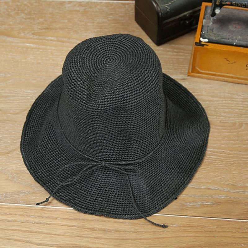 Sommer Straw Bowknot Strandhat