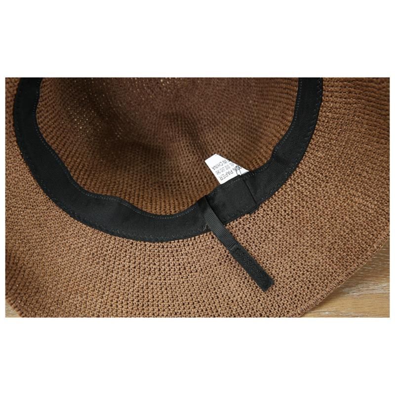 Sommer Straw Bowknot Strandhat