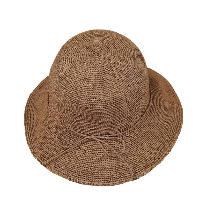 Sommer Straw Bowknot Strandhat