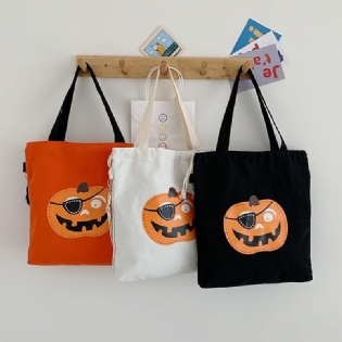 Halloween Canvas Kapacitet Candy Casual Taske