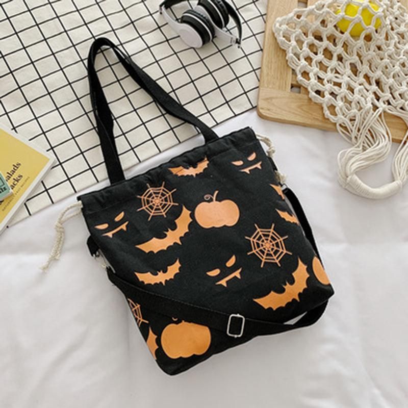 Halloween Canvas Kapacitet Candy Casual Taske