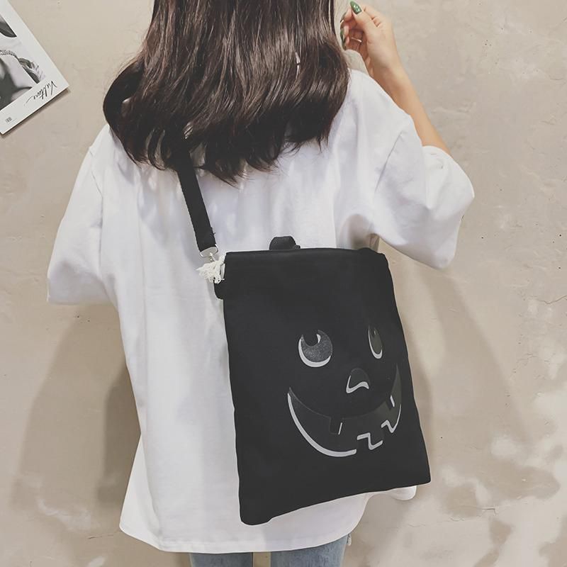 Halloween Canvas Kapacitet Candy Casual Taske