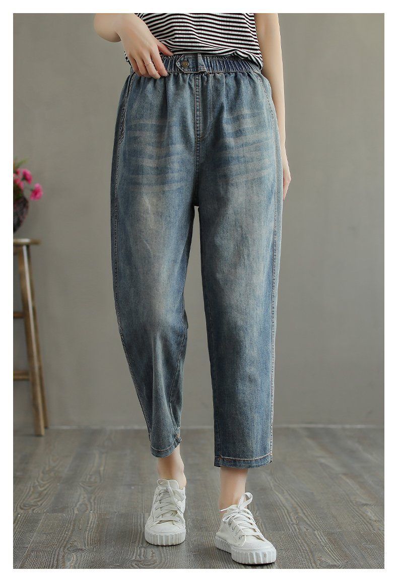 Sommer Tynde Løse Denim Jeans