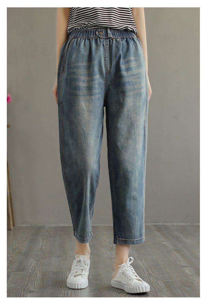 Sommer Tynde Løse Denim Jeans