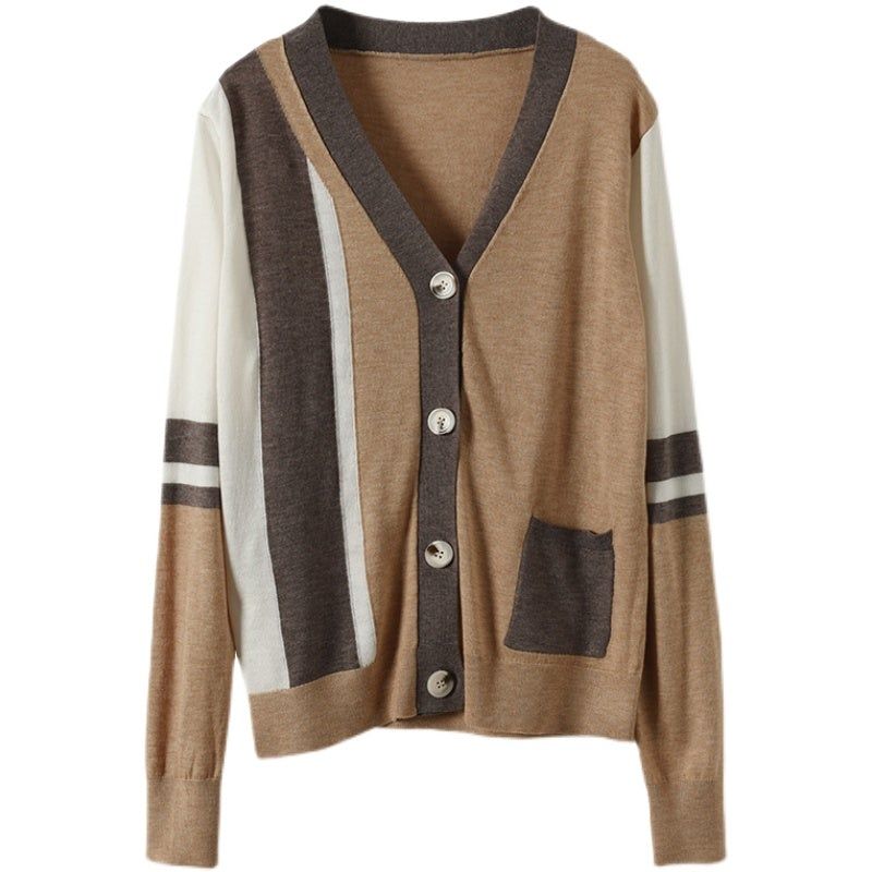 Kvinder Forår Retro Casual Bomuld Strikket Cardigan