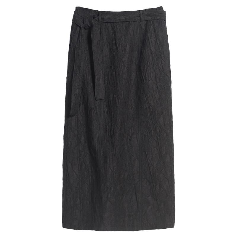 Autumn Wool Jacquard Woolen Skirt