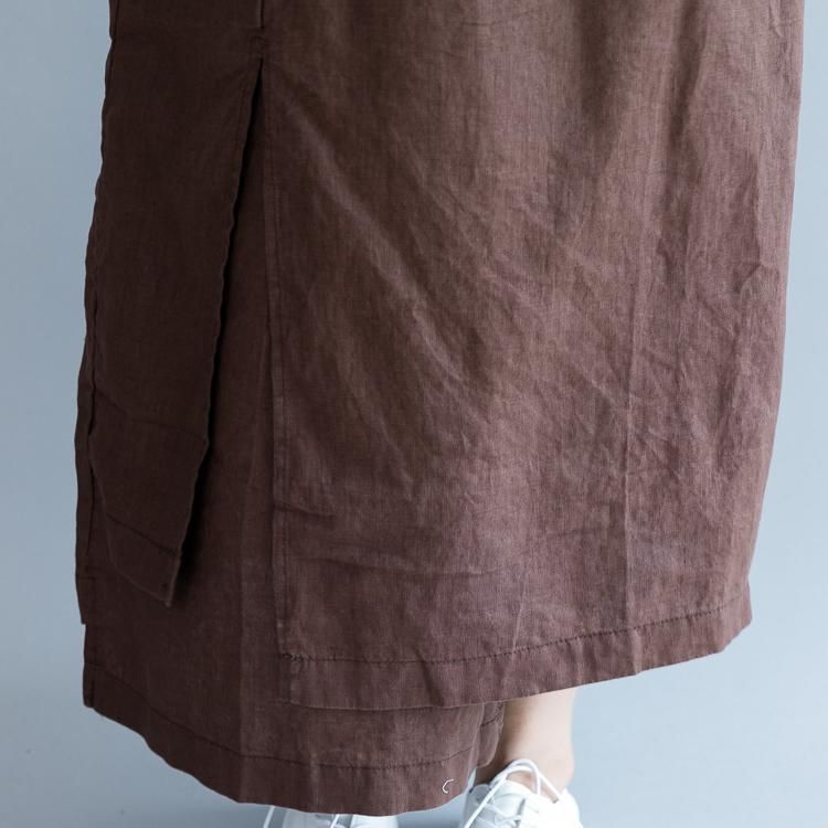 Stablet Misplaceret Design Bomuld Casual Wild Skirt