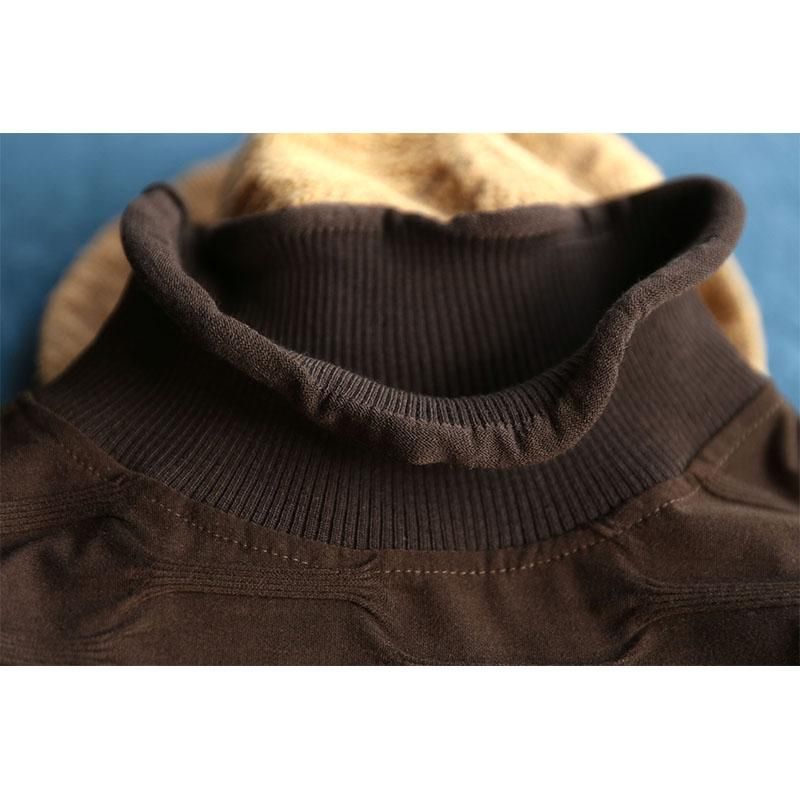 Efterår Og Vinter Ny Halv Højhalset Rullet Langærmet Pullover Sweater