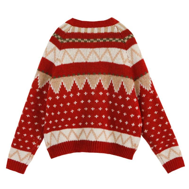 Jul Retro All-match Tyk Cardigan Sweater