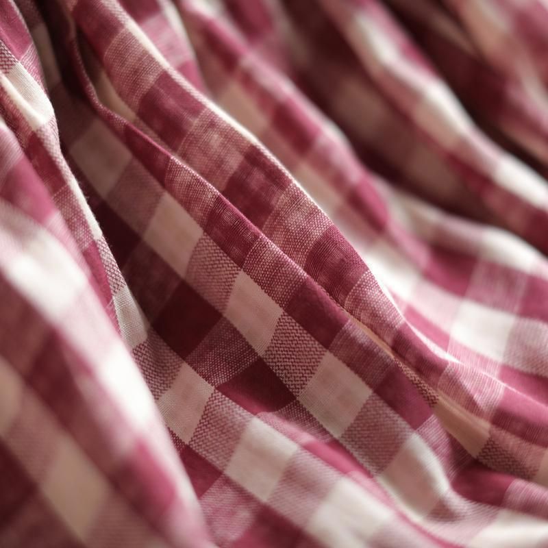 Sommer Damer Plaid Skjorte