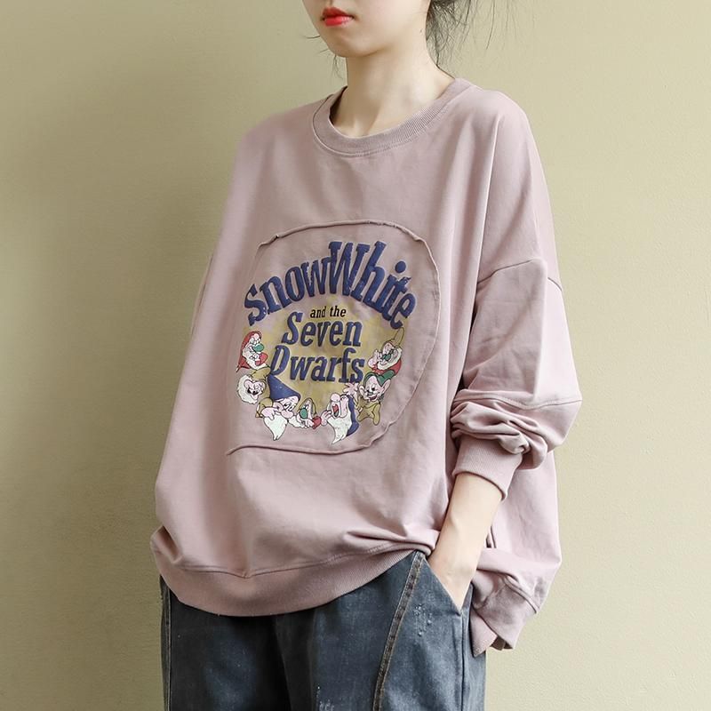 Printet All-match Casual Sweatshirt