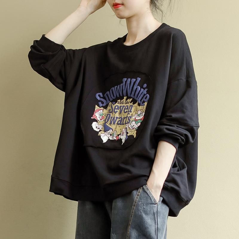 Printet All-match Casual Sweatshirt