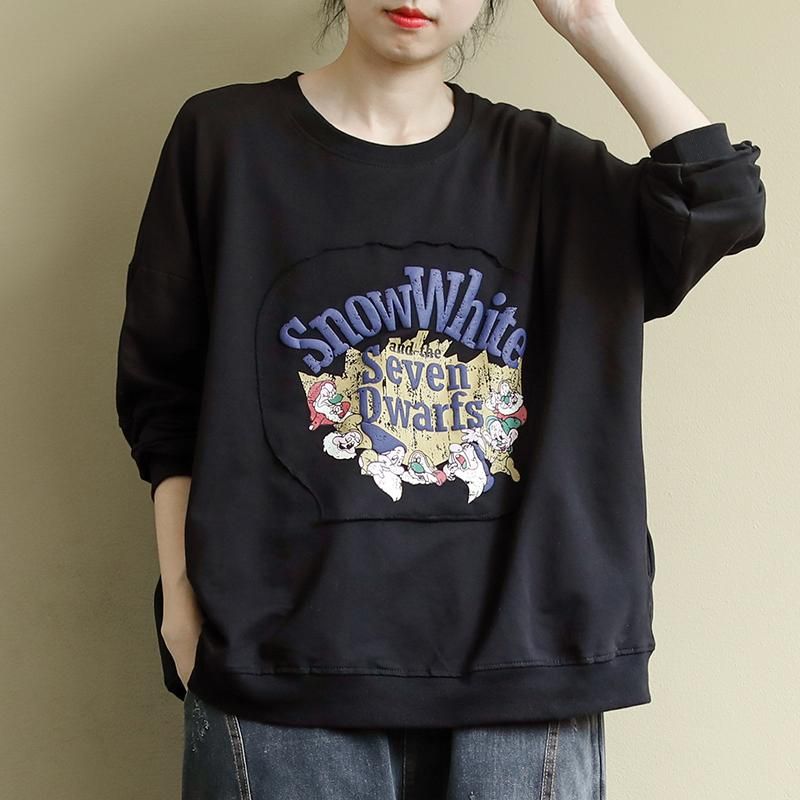 Printet All-match Casual Sweatshirt