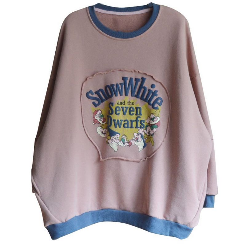 Snehvide Seven Dwarfs Print Sweatshirt