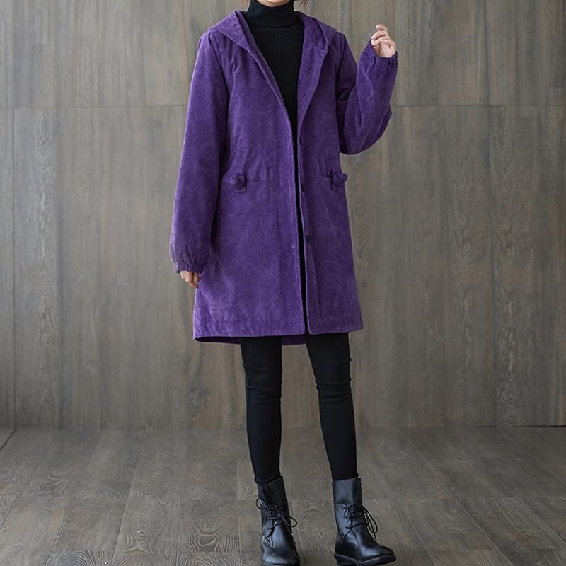 Vintage Corduroy Cotton Coat