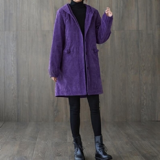 Vintage Corduroy Cotton Coat