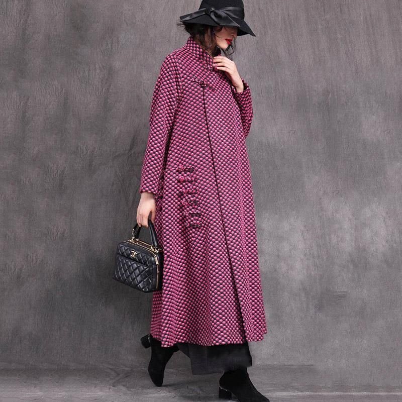 Vintage Loose Plus Size Elegant Woolen Coat