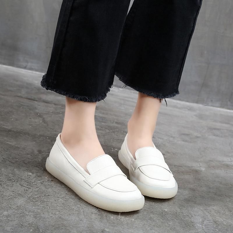 Dame Bløde Komfortable Flats Casual Sko 34-43