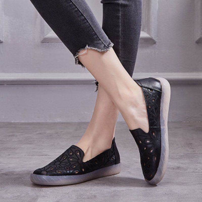 Hollow Out Casual Flats Loafers 35-41