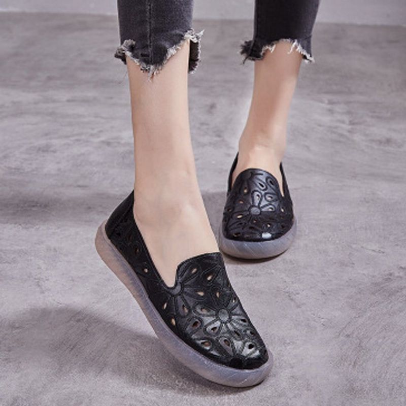 Hollow Out Casual Flats Loafers 35-41