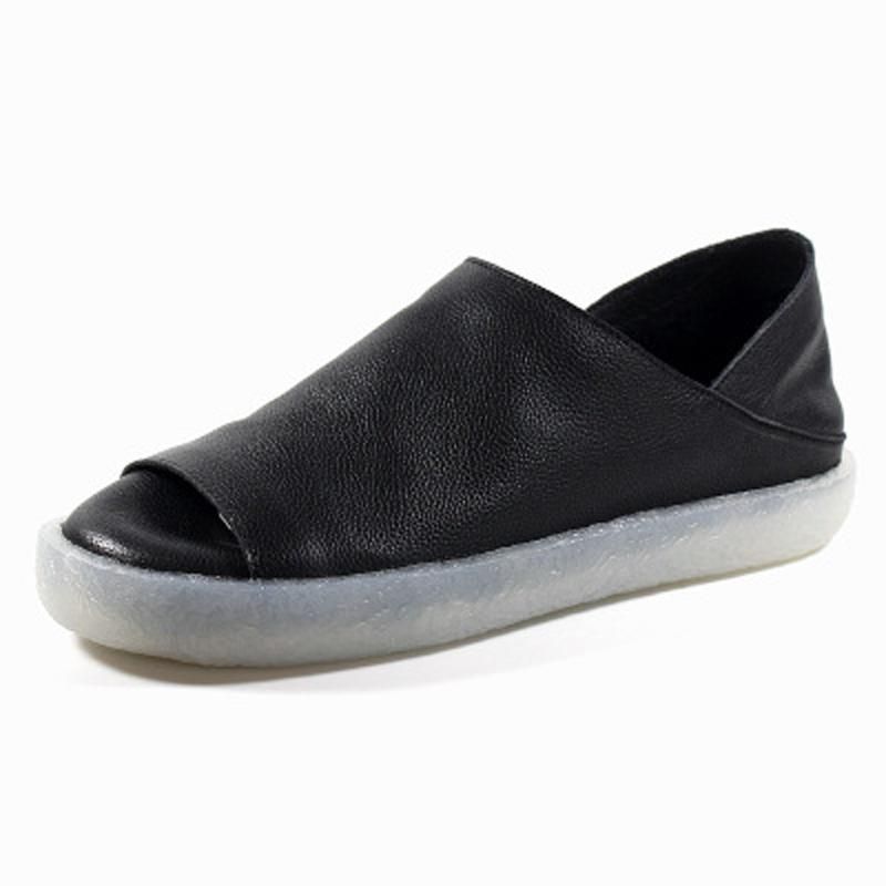 Komfortable To-metode-to-wear Platform Læder Loafers