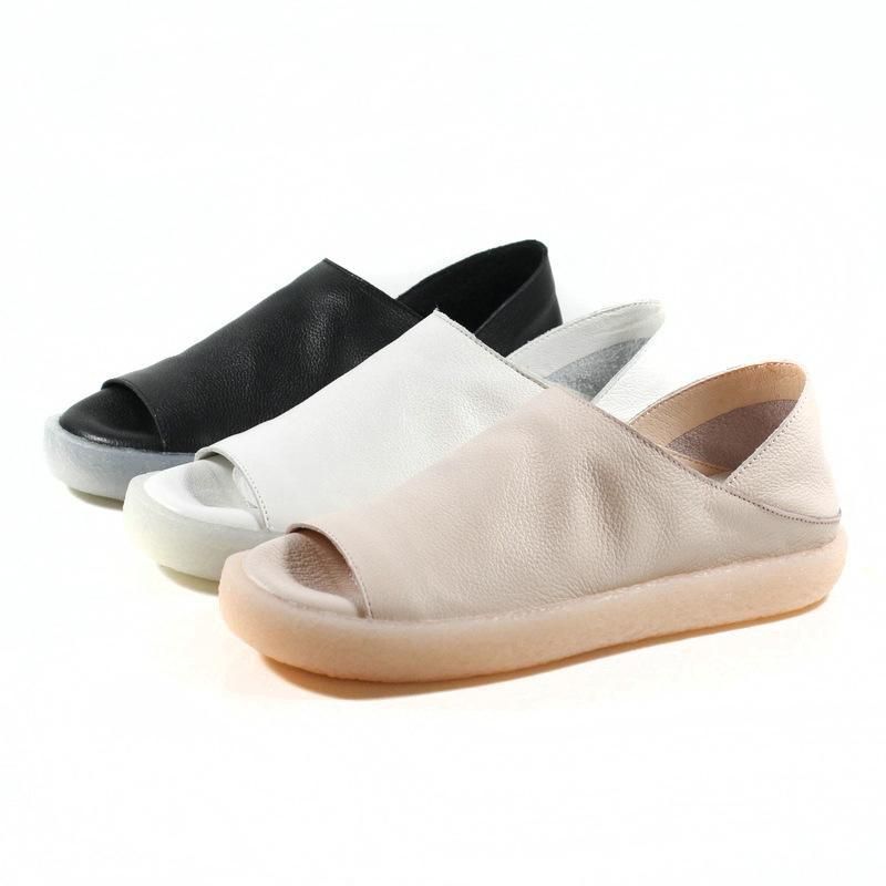 Komfortable To-metode-to-wear Platform Læder Loafers